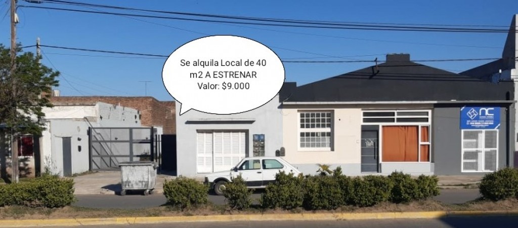 SE ALQUILA LOCAL DE 40M2 A ESTRENAR