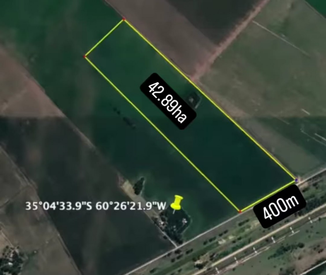 SE VENDE 43HA - CAMPO FLOR EN MECHITA - BRAGADO