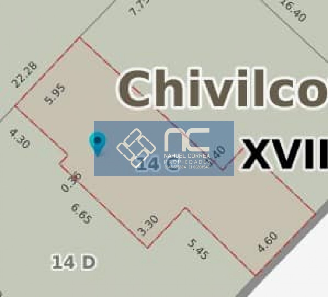 VENTA - CHIVILCOY - Lote propio sobre calle Pellegrini frente a la Plaza España. Gran potencial comercial. !!!