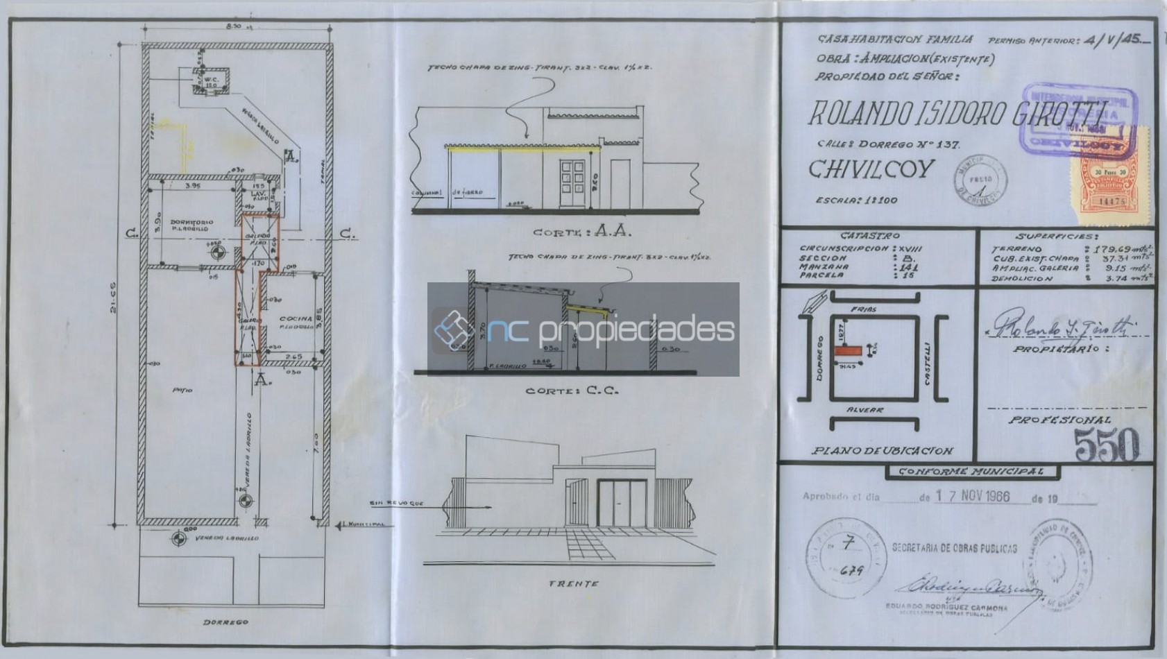 VENTA - CASA LOTE PROPIO CON 3 DORMITORIOS A REMODELAR! GRAN POTENCIAL COMERCIAL