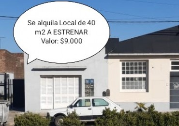 SE ALQUILA LOCAL DE 40M2 A ESTRENAR 